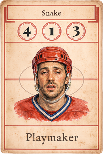 Snake player card